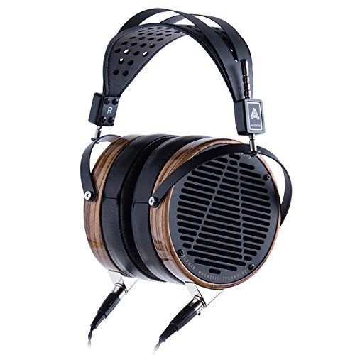 Audeze LCD-3 Over Ear Auriculares con parte posterior abierta Anillos de madera de zebrano con nueva diadema de suspensión