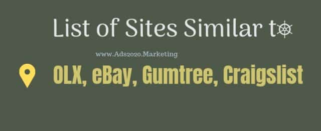 List of Sites Similar to-OLX-eBay-Gumtree-Craigslist-730x300