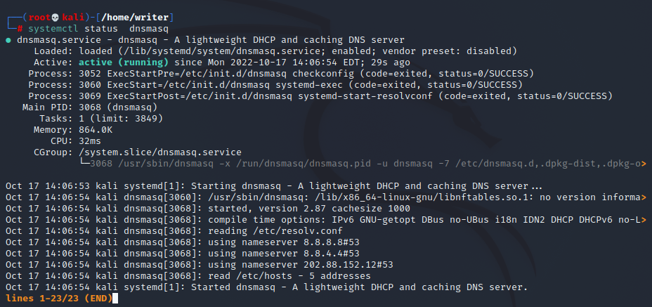 dnsmasqstatus
