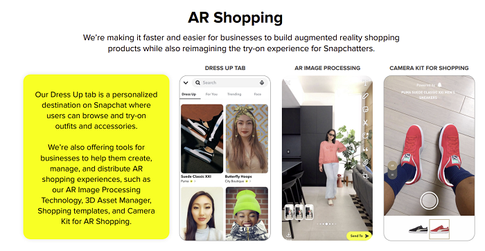 Rapport Snapchat Q3 2022