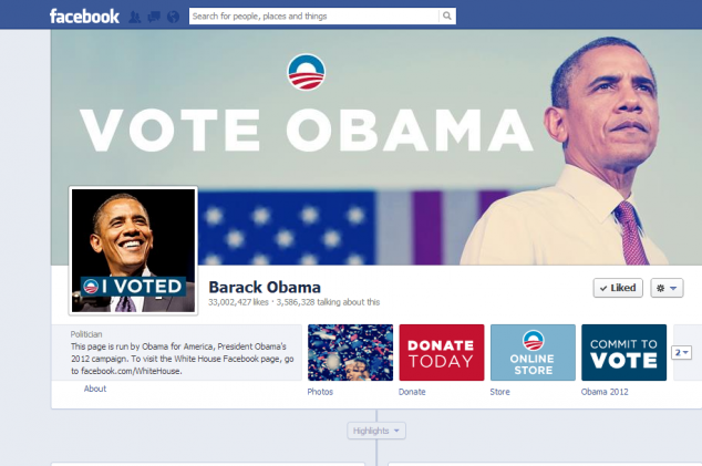 Barack Obama w mediach społecznościowych