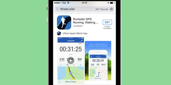 Gros plan sur une application sur l'Appstore