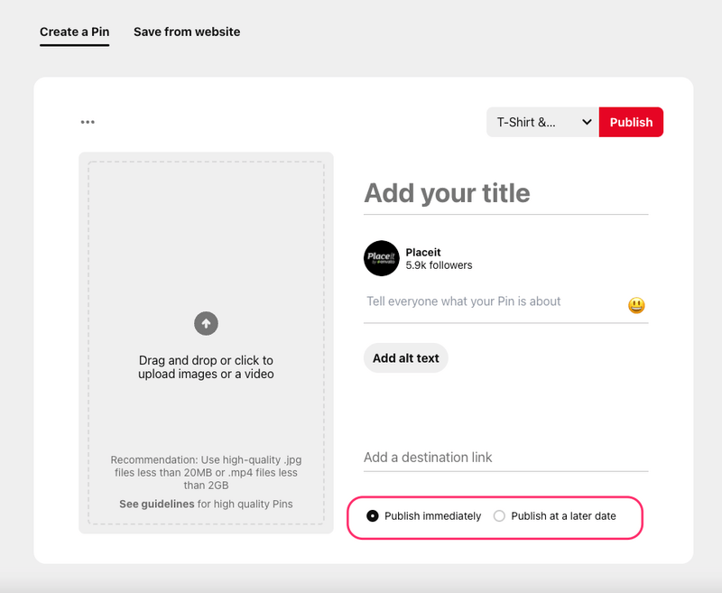 Pinterest Pinlerinizi Ne Zaman Yayınlayacağınızı Seçin