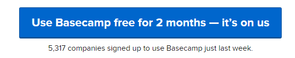 2 ay boyunca ücretsiz basecamp