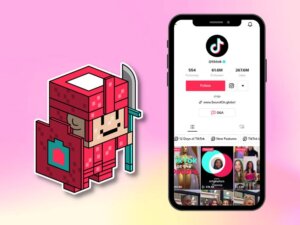 Renklerle Tik Tok ekran görüntüsü ve avatar