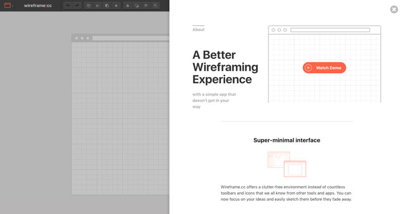 Wireframecc للتخطيط السلكي السهل