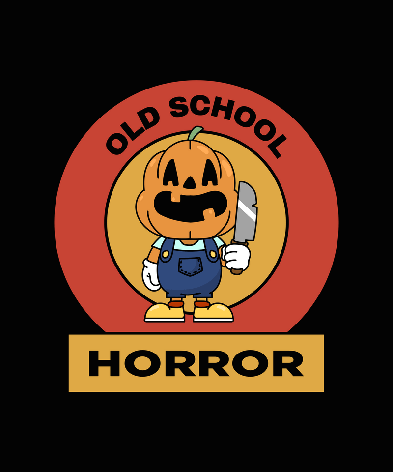 Ürkütücü Bir Jack O Lantern Karakteri Olan Resimli T Shirt Tasarım Yapıcı