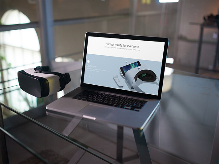 Vr Copy ile Macbook Mockup