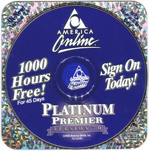 قرص مضغوط AOL