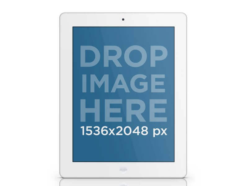 Model alb transparent pentru iPad