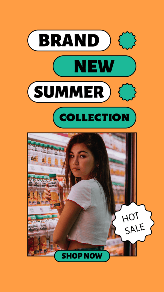 レトロなInstagramストーリークリエーターが真新しい夏のコレクションを発表