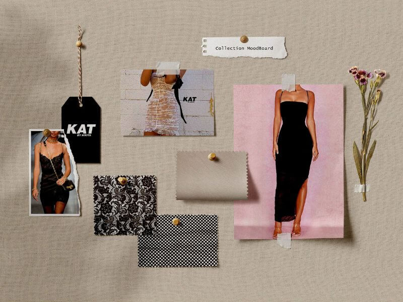 Behance の Kat Socials によるムードボード