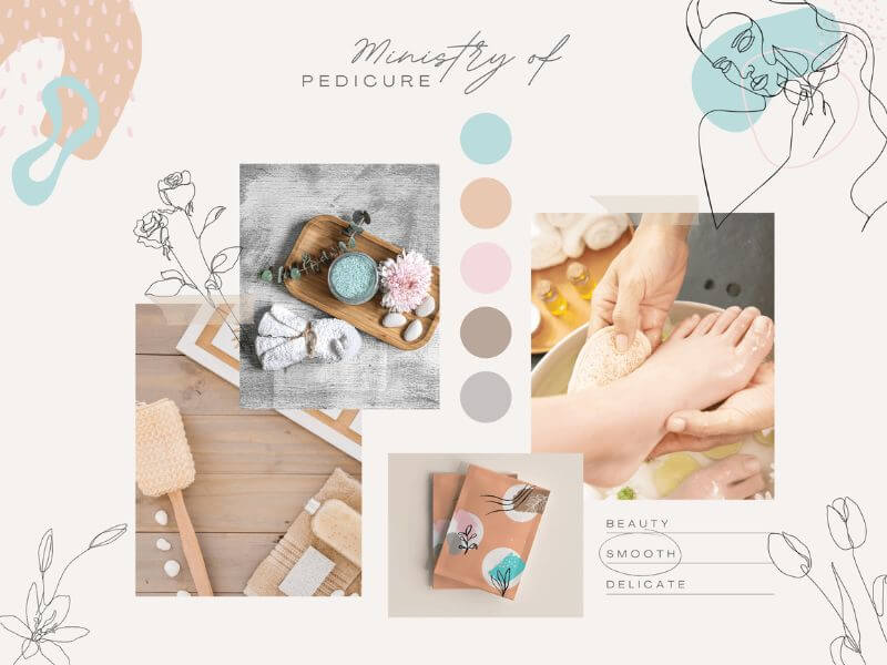 Behance の Tamanna Chaudhary によるブランディング ムードボード