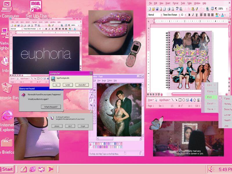 Moodboard Y2k の Maddy By Erika Fs On Behance