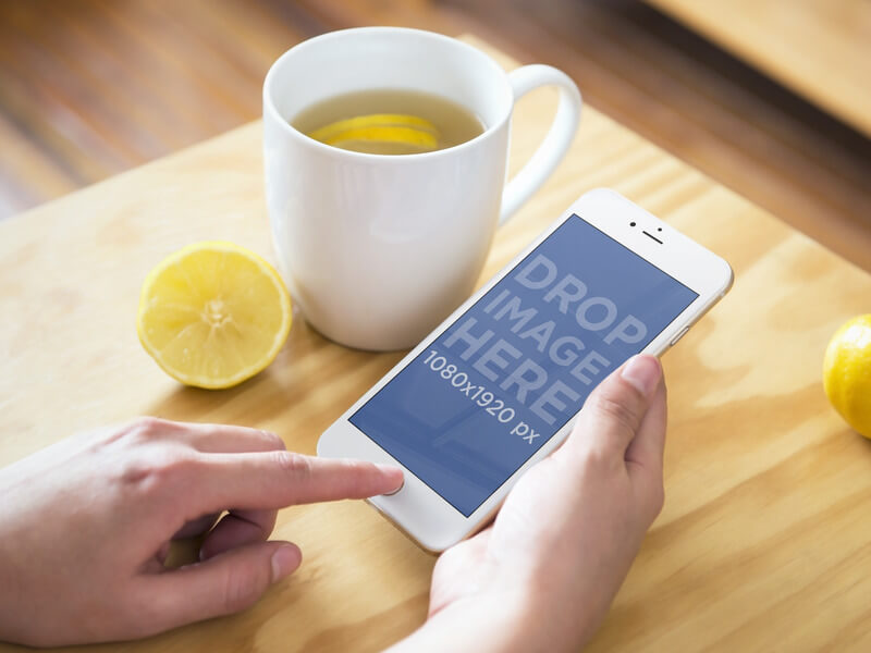 té-de-limón-y-iphone-6