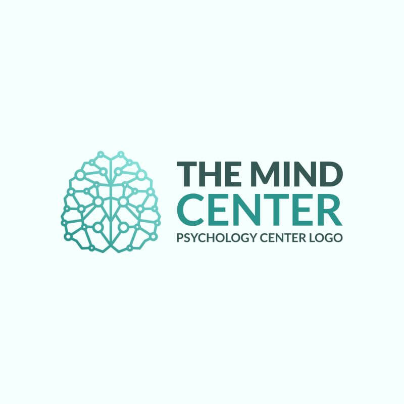 Logo Maker Di Una Grafica Creativa A Forma Di Cervello