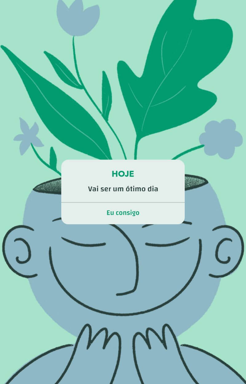 Modello di storia di Instagram con un promemoria positivo