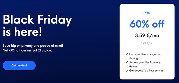 Internxt Black Friday