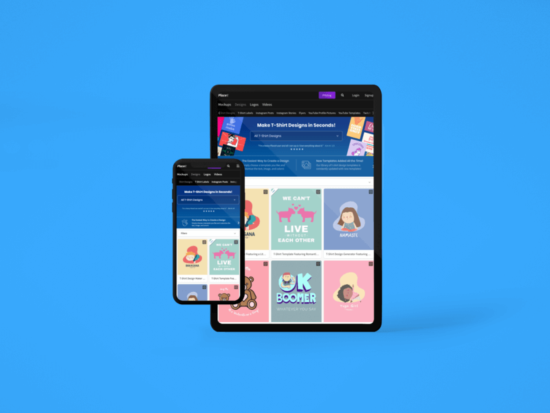 Machetă a unui Ipad Pro și a unui Iphone 11 Pro la un studio