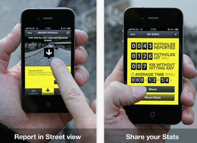 Taxi App su iPhone Mockup