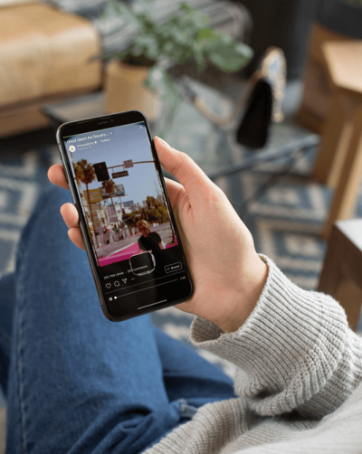 Iphone X Mockup Featuring Igtv Video2