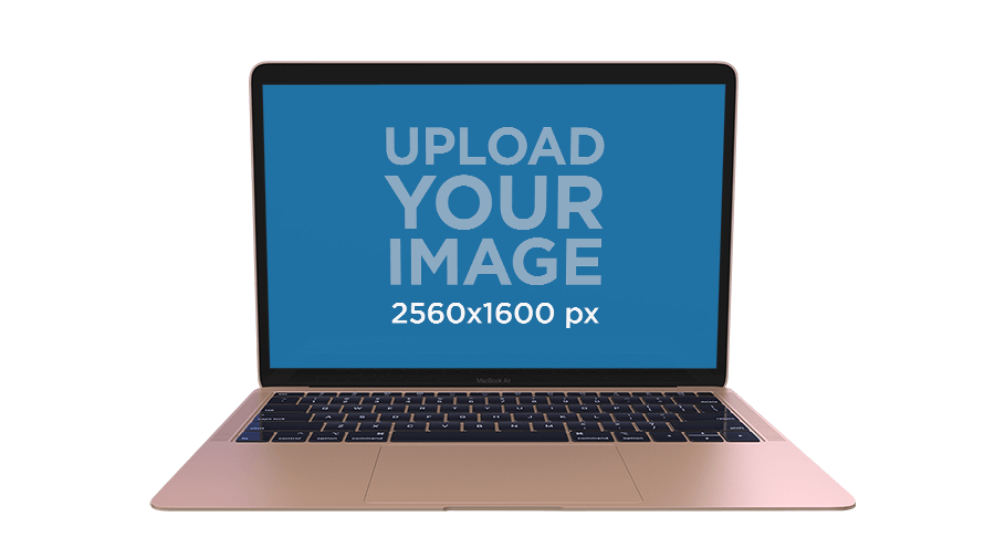 Mockup di MacBook