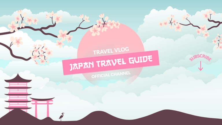 Creatore di banner di Youtube per i vlogger di viaggio
