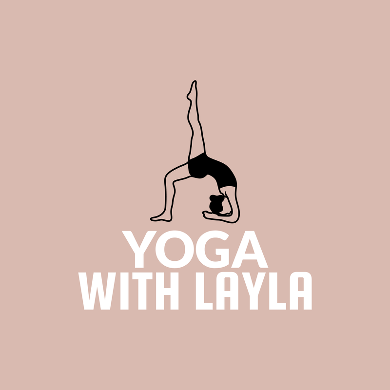 Creatore di loghi online per un tema verde di Yoga Studio