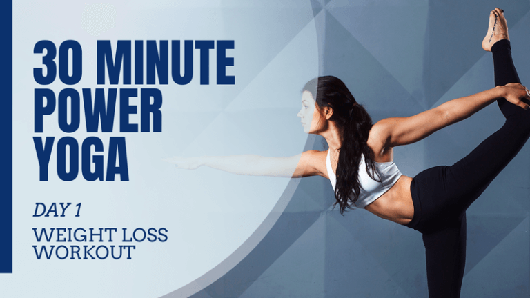 Youtube Thumbnail Maker per un vlog di Power Yoga