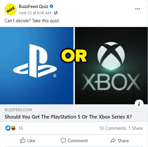 Buzzfeed-Quiz