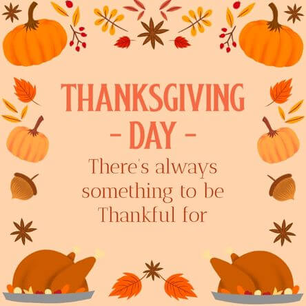 Instagram Post Design Maker mit Thanksgiving-Zitaten