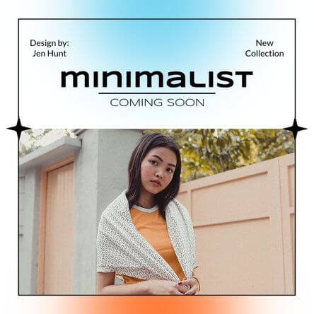 Minimaler Instagram Post Maker mit einem Modethema