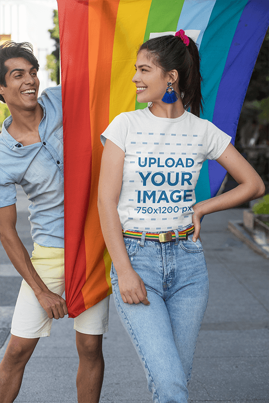 Mockup di sostenitori gay