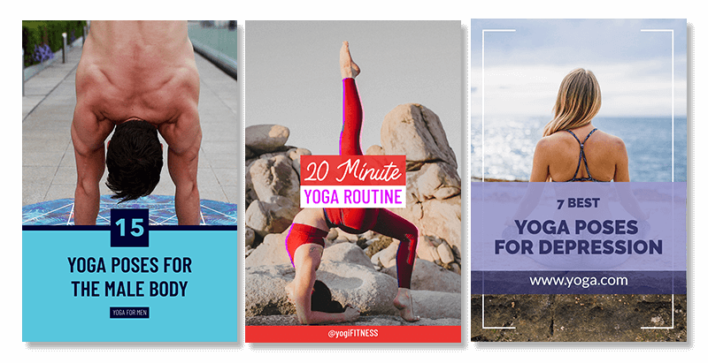 Modelos de bem-estar do Pinterest