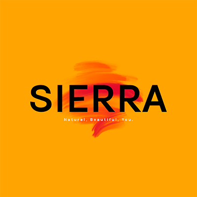 Szablon logo dla sklepu z makijażem z grafiką pędzla do plam