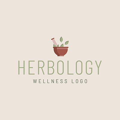 Herbology Logo Creator 带有一个简单的图形