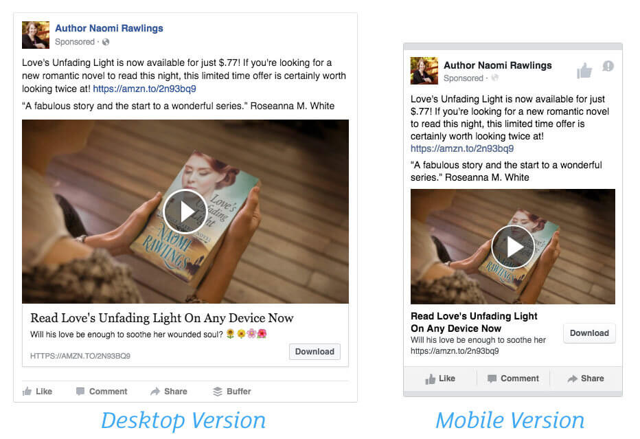 Facebook 廣告創意