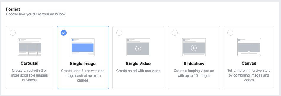 Facebook 廣告指南：格式