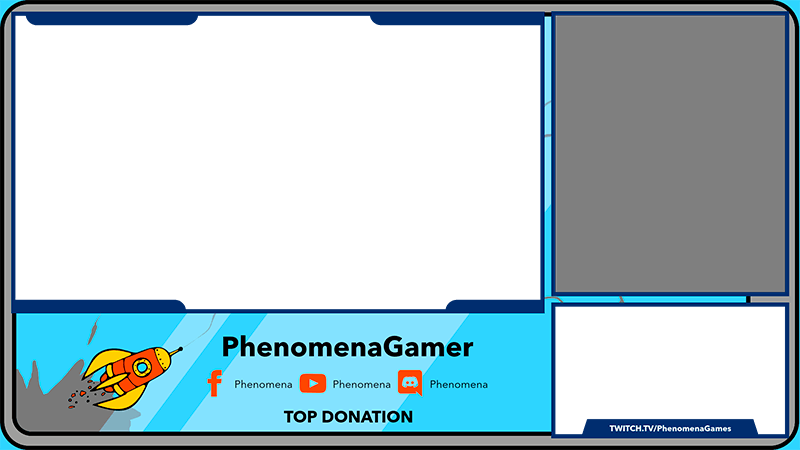 من بيننا مستوحى من Twitch Overlay Generator لقناة ألعاب مباشرة