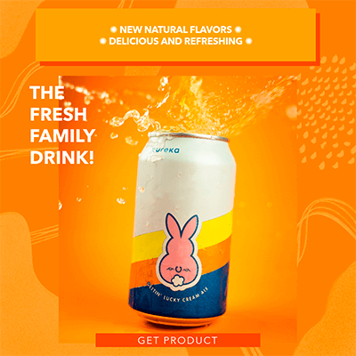 Criador de postagens do Instagram para uma empresa de marketing de rede que vende bebidas naturais
