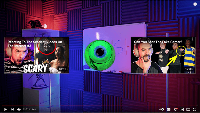 Jacksepticeye エンドカード