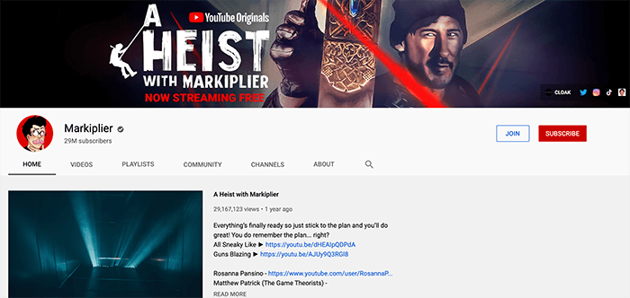 Markiplier ブランディング