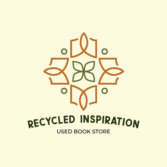 ออกแบบโลโก้แรงบันดาลใจจากธรรมชาติ: ร้านหนังสือมือสอง