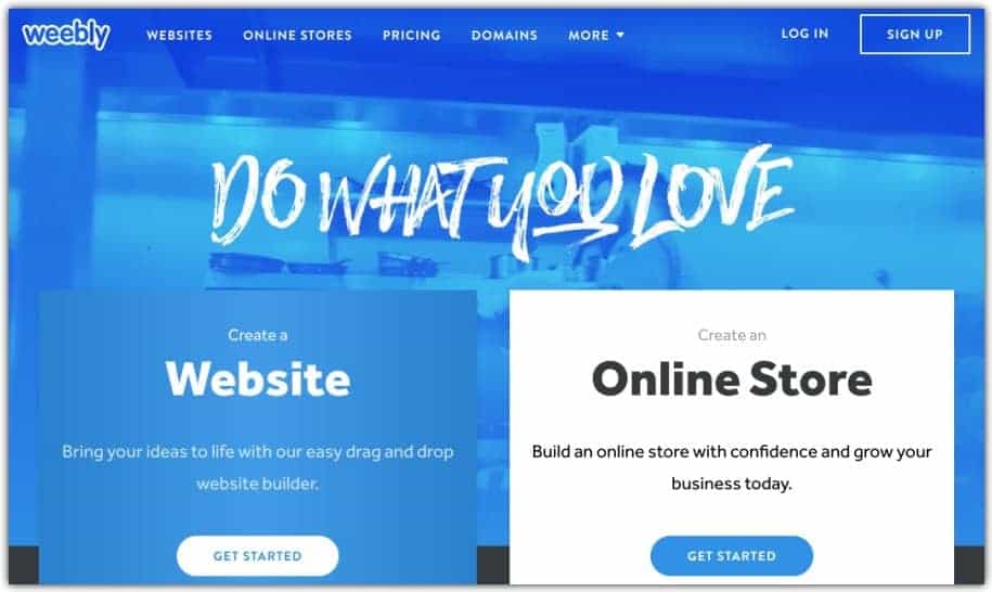 Weebly 博客網站