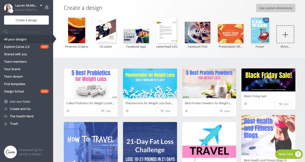 เคล็ดลับการเขียนบล็อกของ canva สำหรับรูปภาพ
