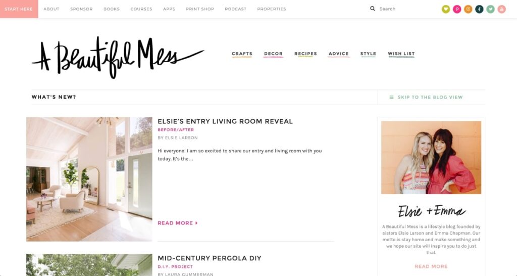 un blog frumos de mizerie