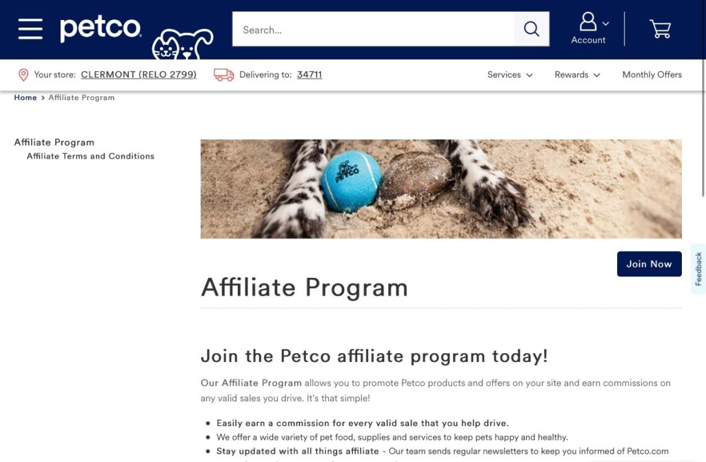 petco ortaklık programı