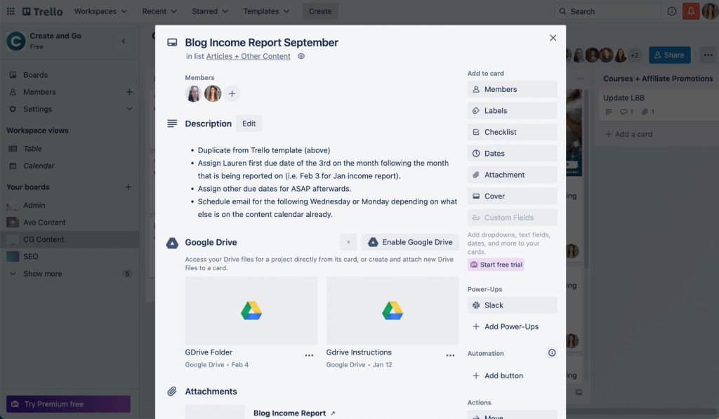 strumento di collaborazione trello
