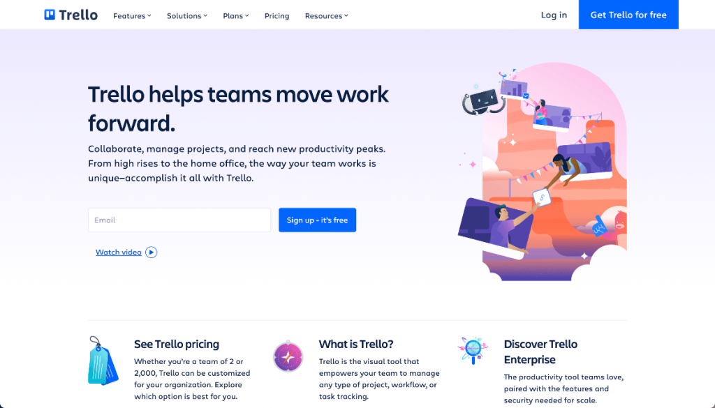 Software per la gestione dei progetti Trello