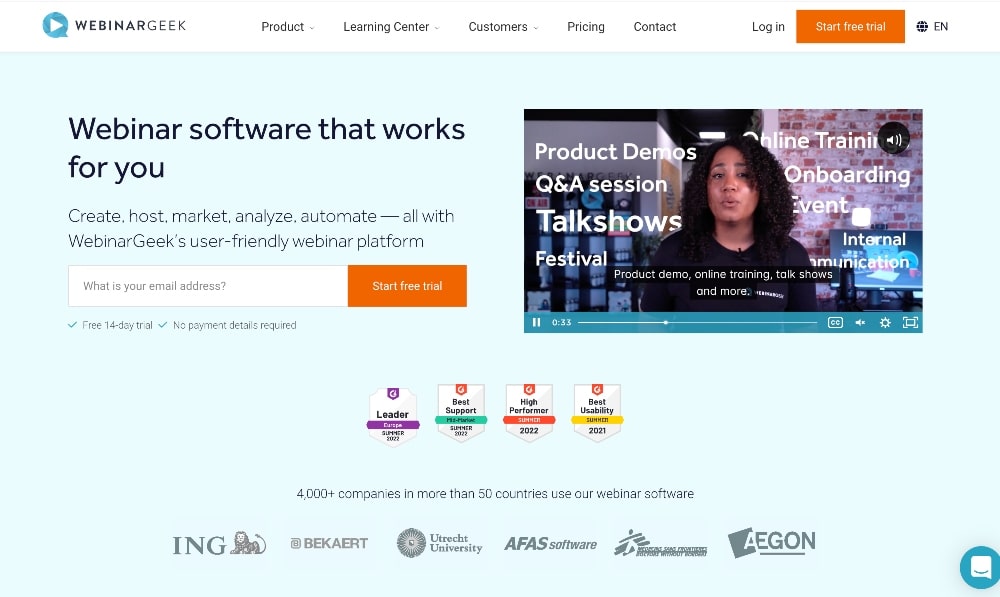 webinargeek 网络研讨会软件